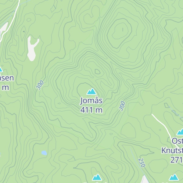 Map of Jomås