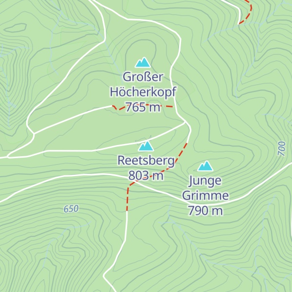Map of Reetsberg