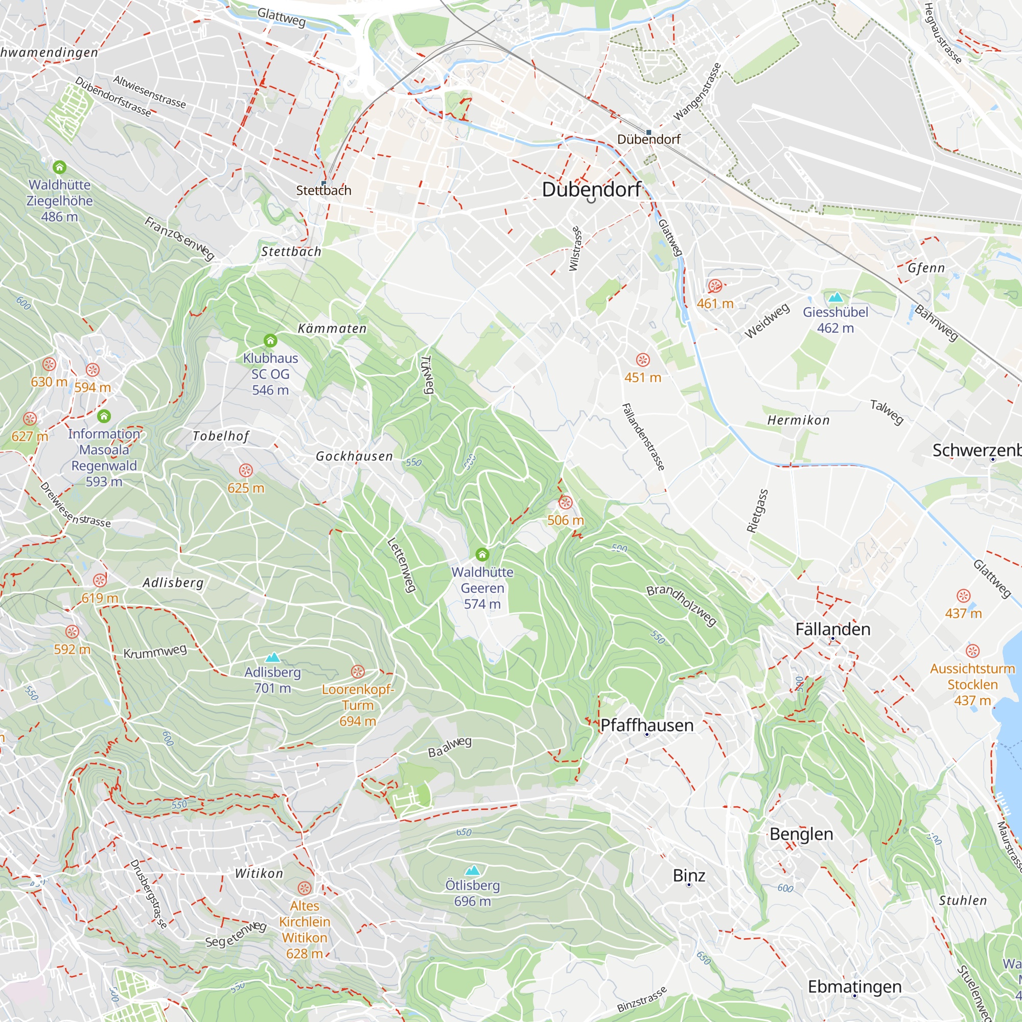 Luchshütte map