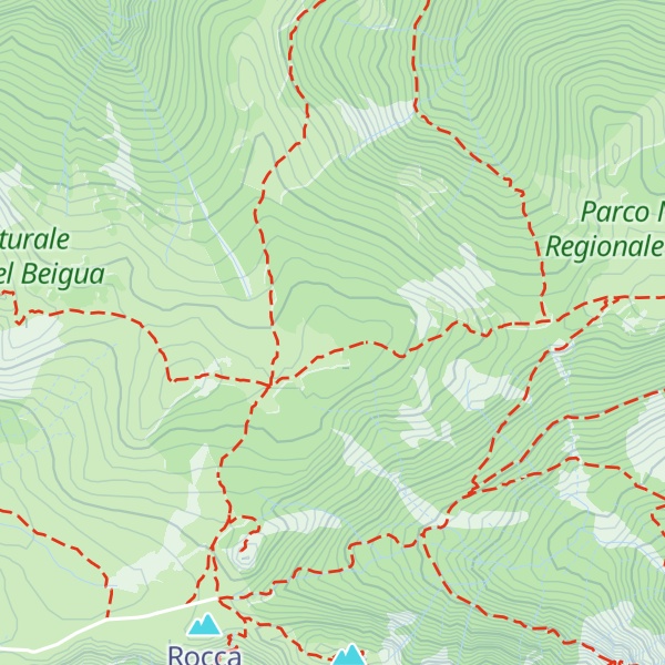 Map of Bric Sciue Gianche