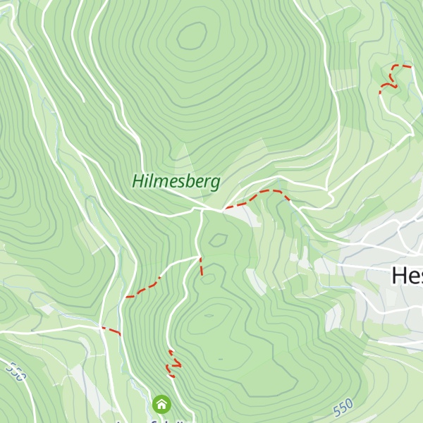 Map of Skihütte Hesborn