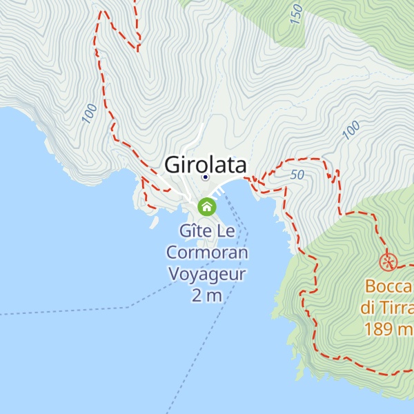 Map of Gîte Le Cormoran Voyageur