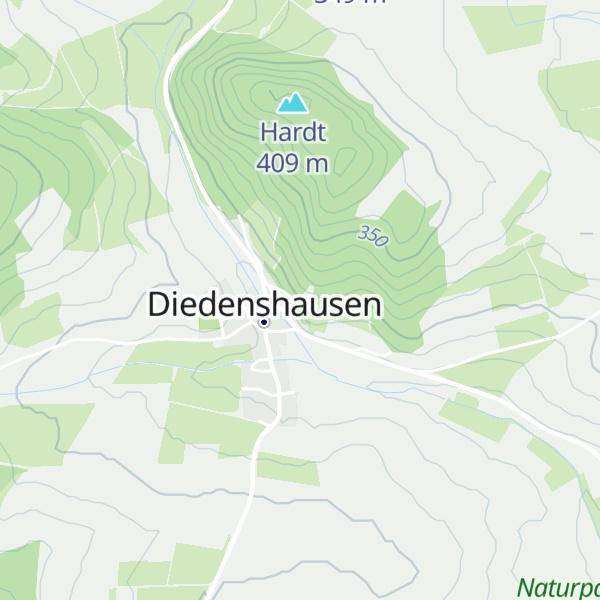 Map of Grillhütte Diedenshausen