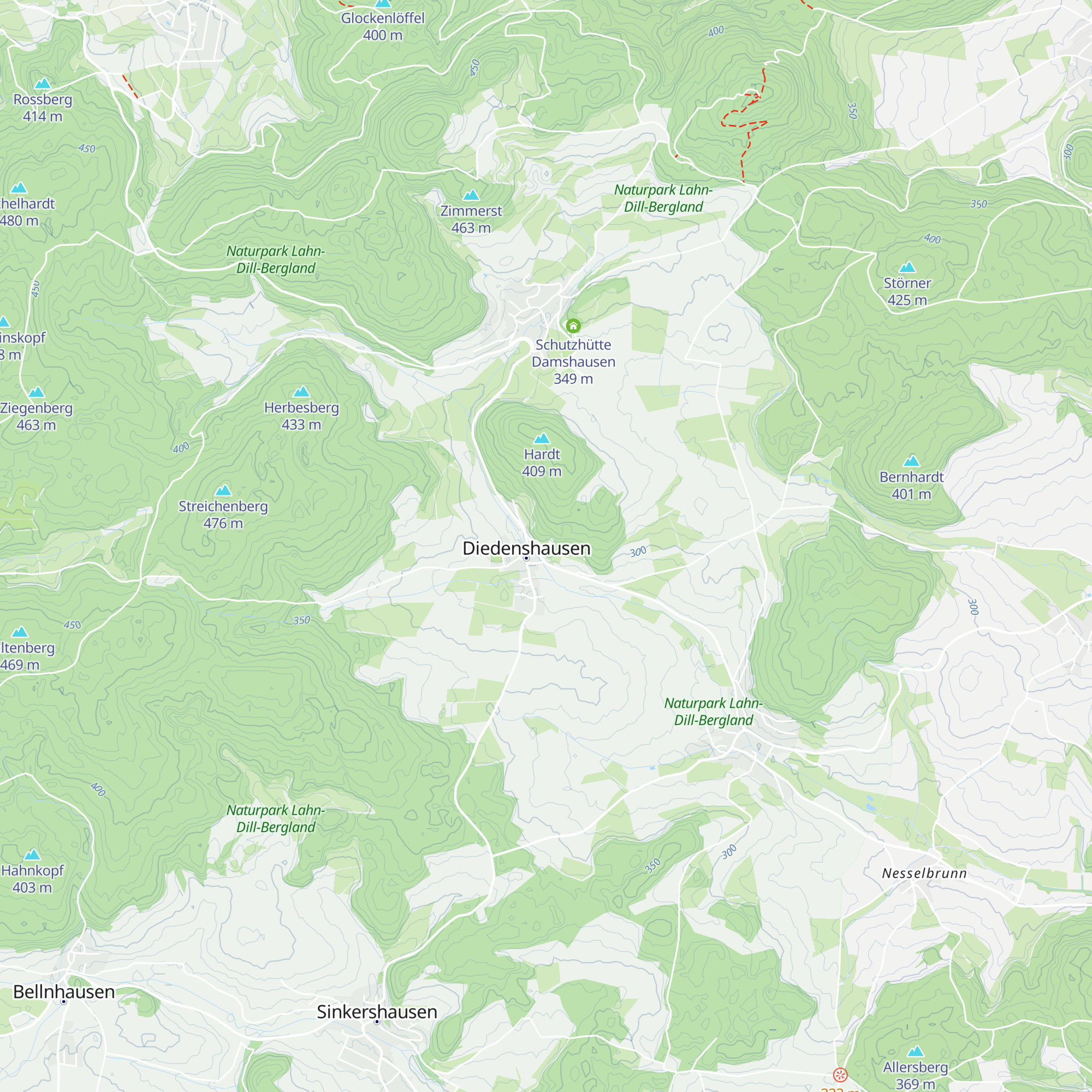 Grillhütte Diedenshausen map