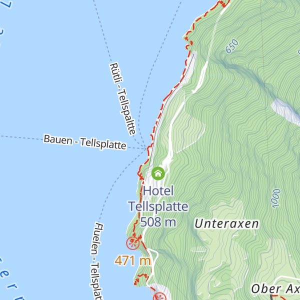 Map of Seebeizli am Urnersee