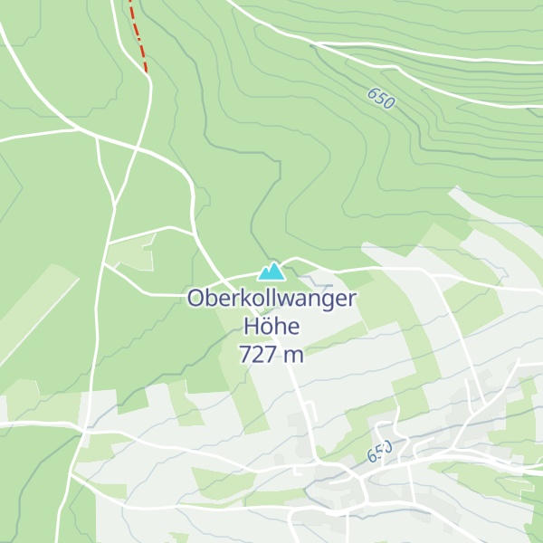 Map of Oberkollwanger Höhe