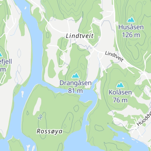 Map of Drangåsen