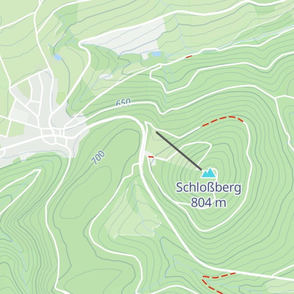 Map of Schloßberg Alm