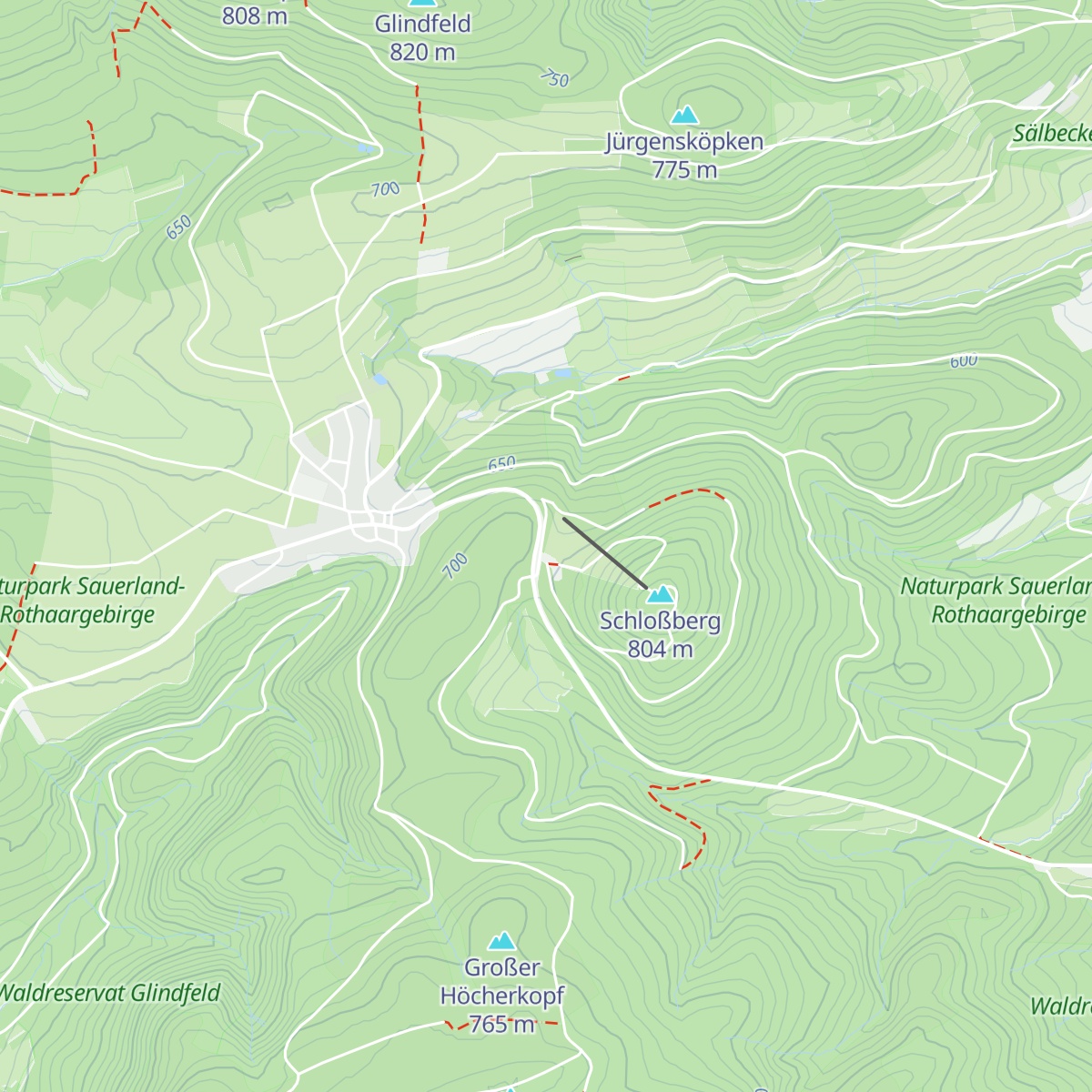Schloßberg Alm map