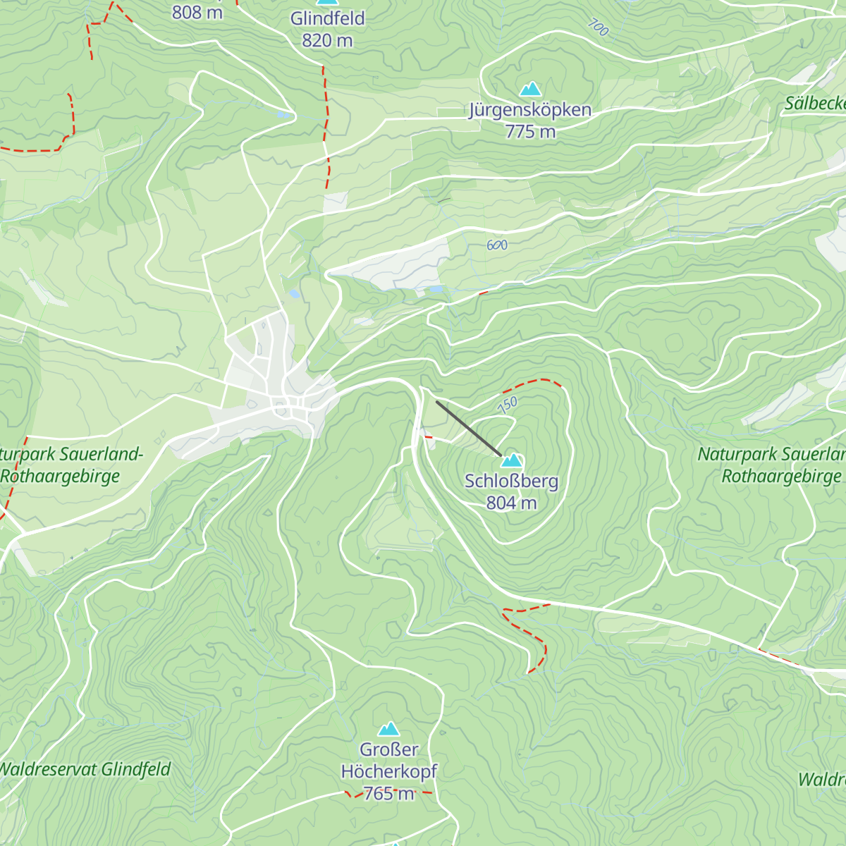 Schloßberg Alm map