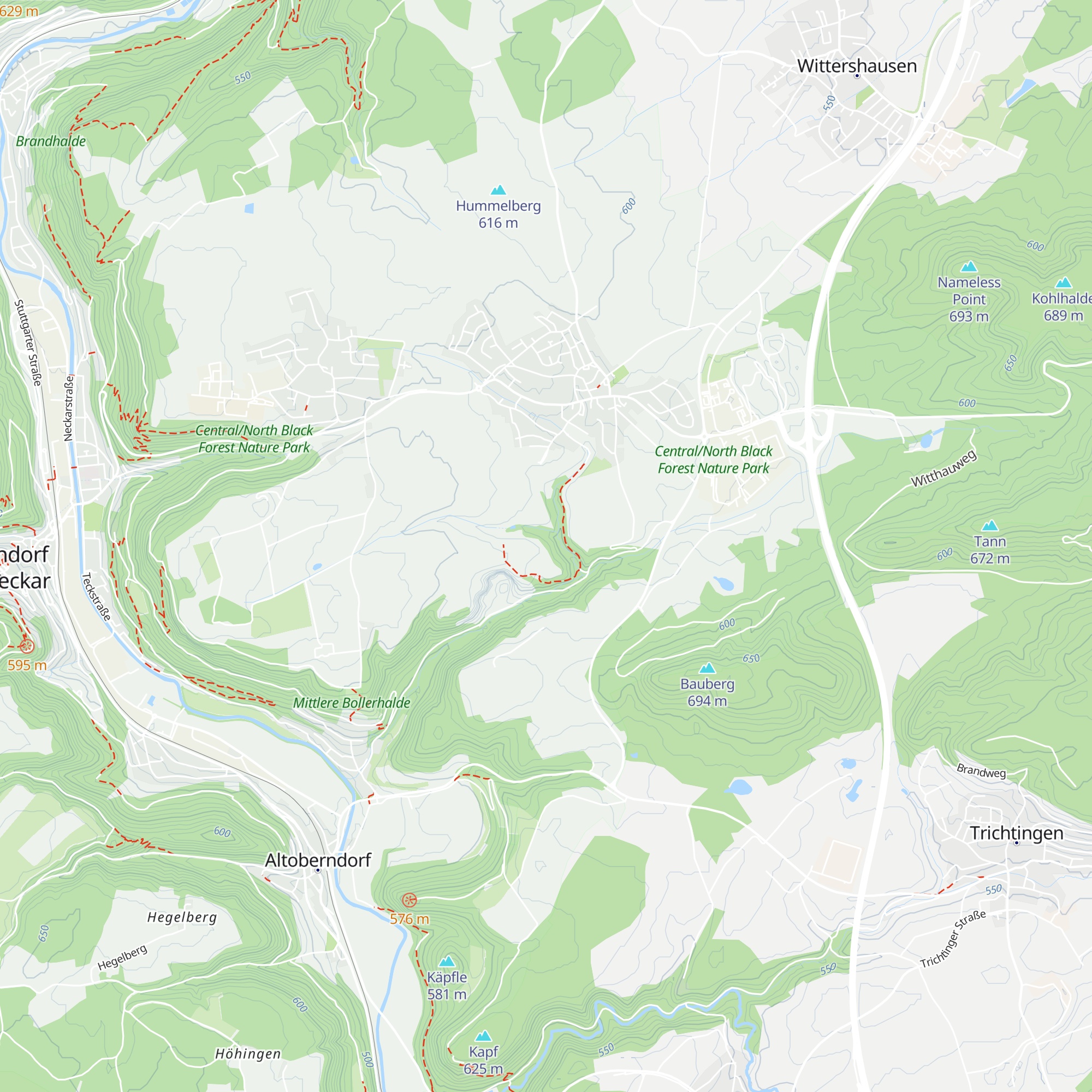 Wanderhütte Bochingen map