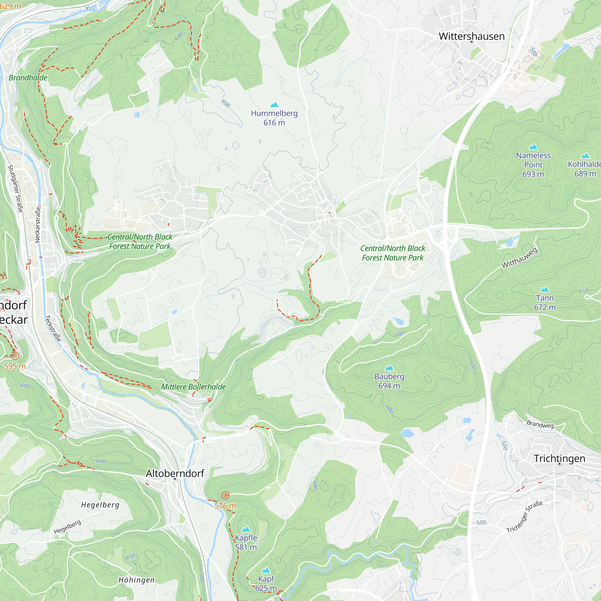Wanderhütte Bochingen map
