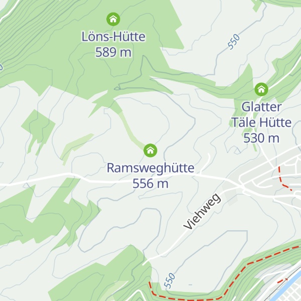Map of Ramsweghütte