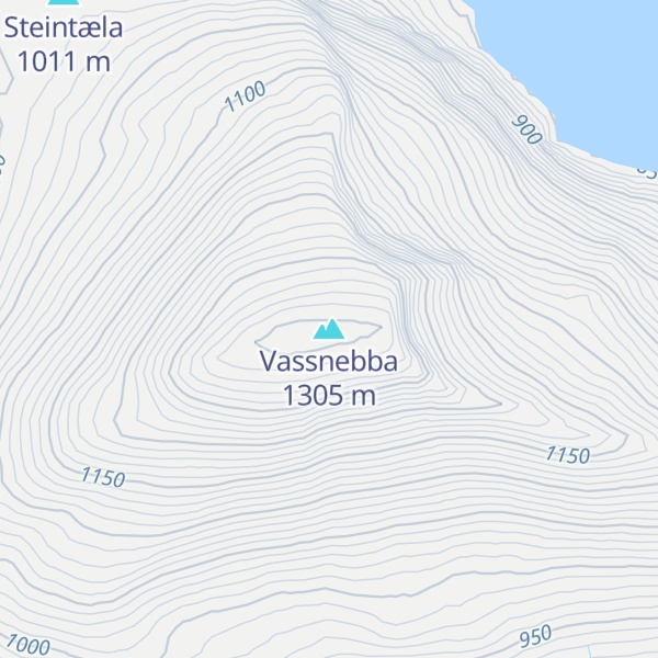 Map of Vassnebba