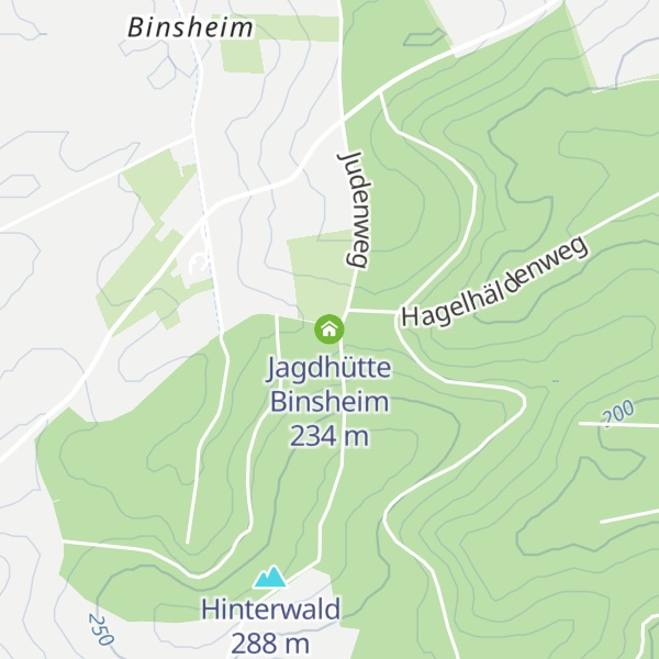 Map of Jagdhütte Binsheim