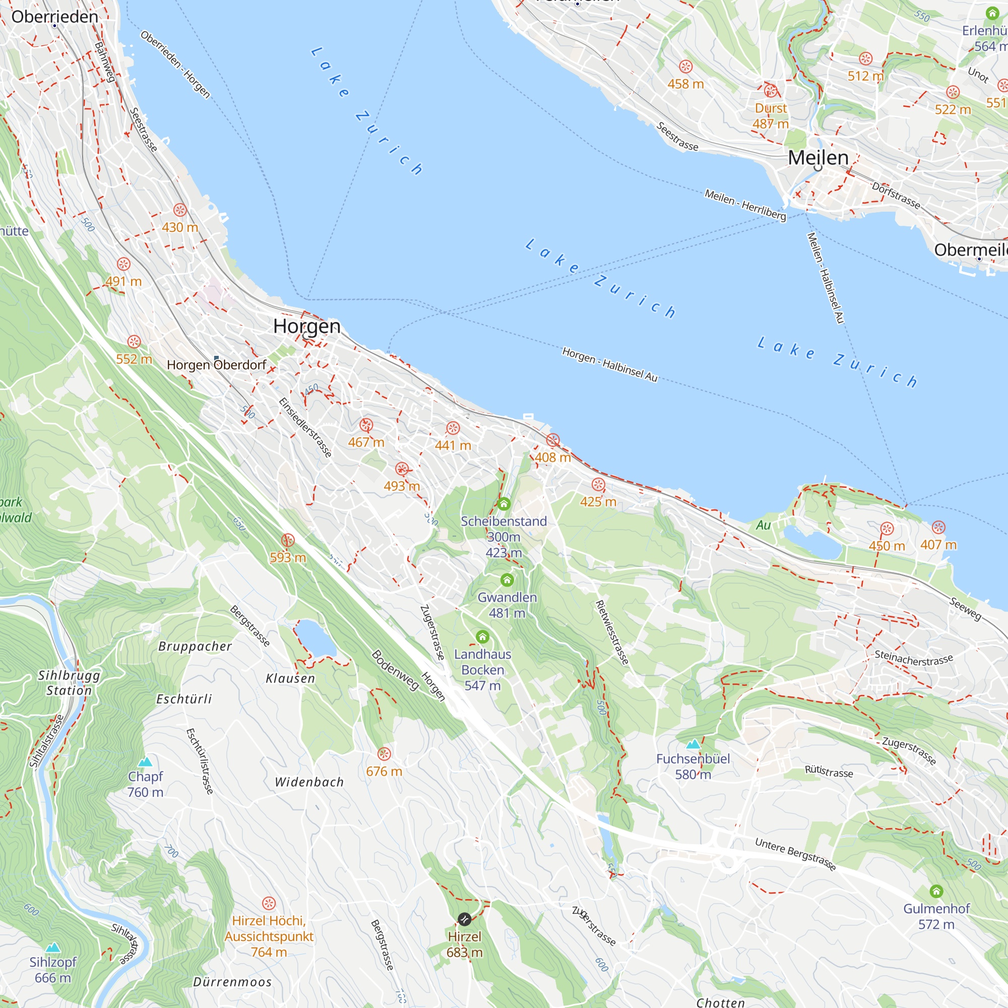 Scheibenstand 300m map