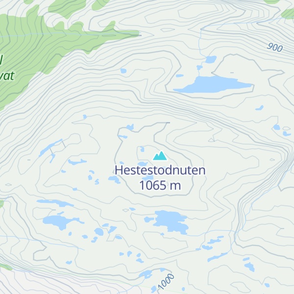 Map of Hesteskonuten