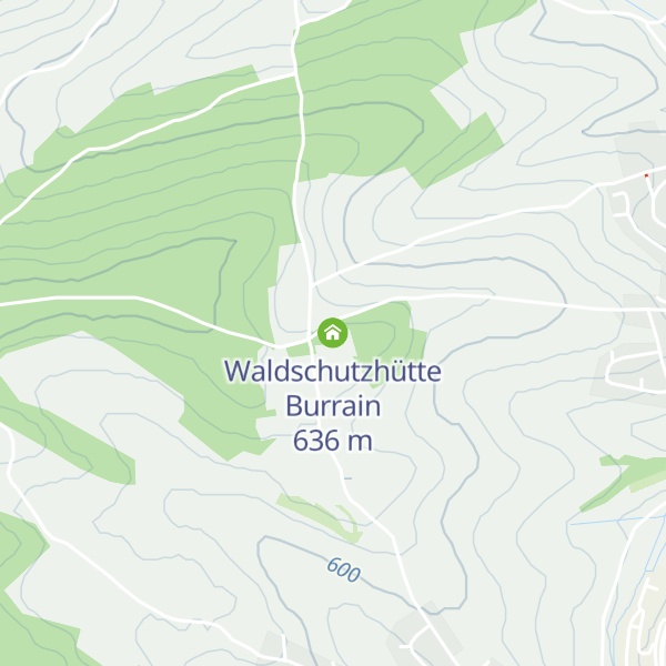 Map of Waldschutzhütte Burrain