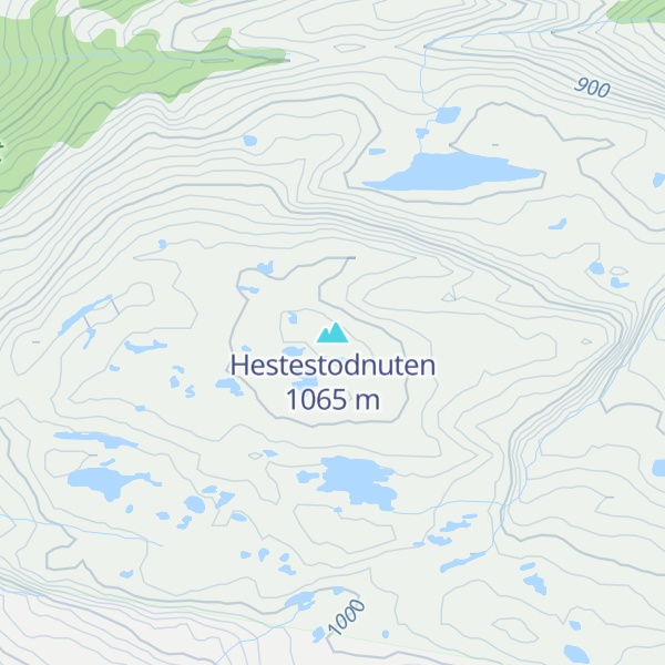 Map of Hestestodnuten