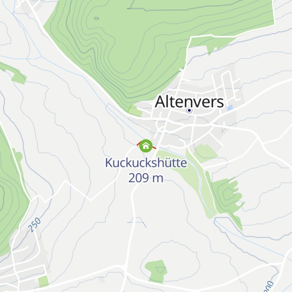 Map of Kuckuckshütte