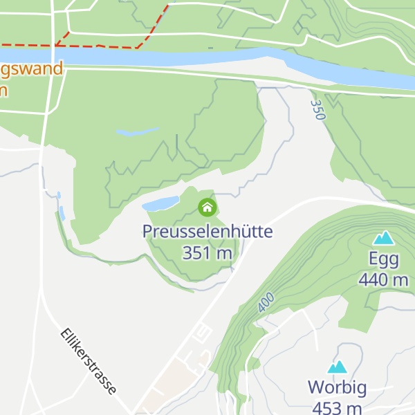 Map of Preusselenhütte