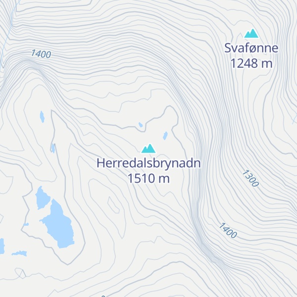 Map of Herredalsbrynadn