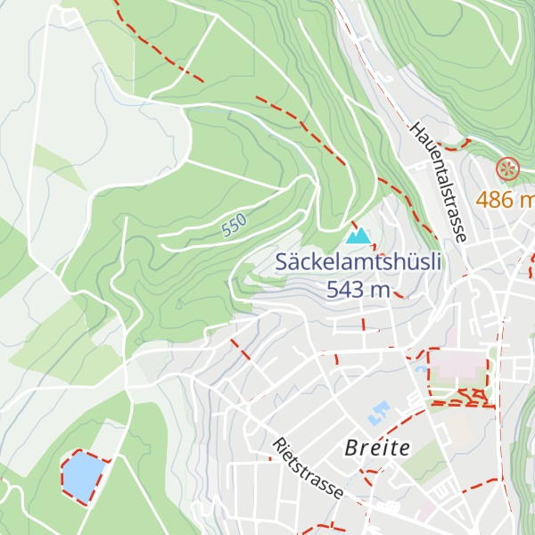 Map of Klushütte