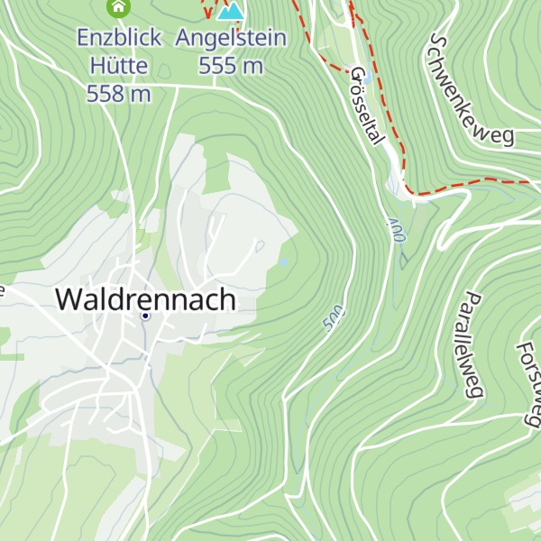 Map of Birkenwaldhütte