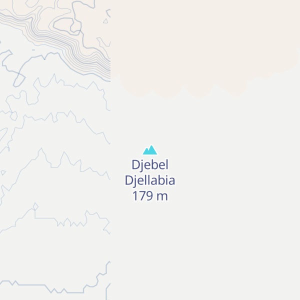 Map of Djebel Djellabia