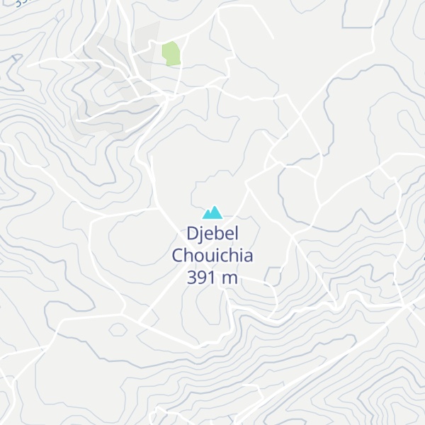 Map of Djebel Chouichia