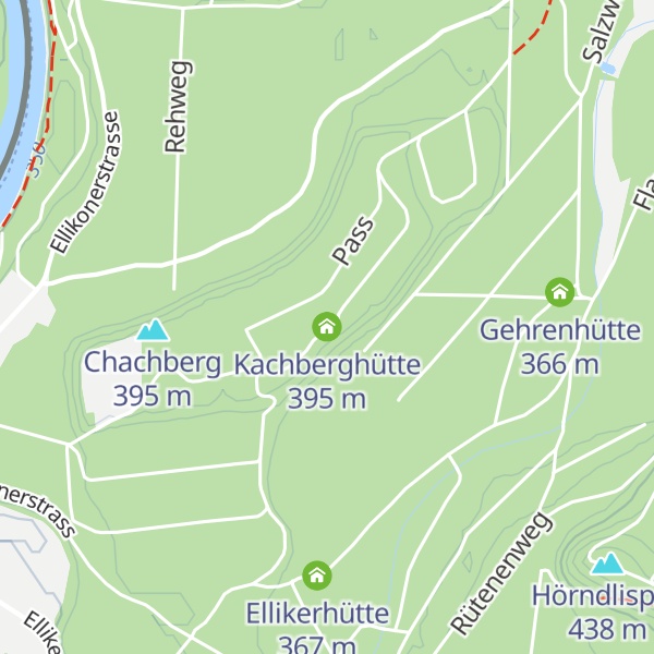 Map of Kachberghütte