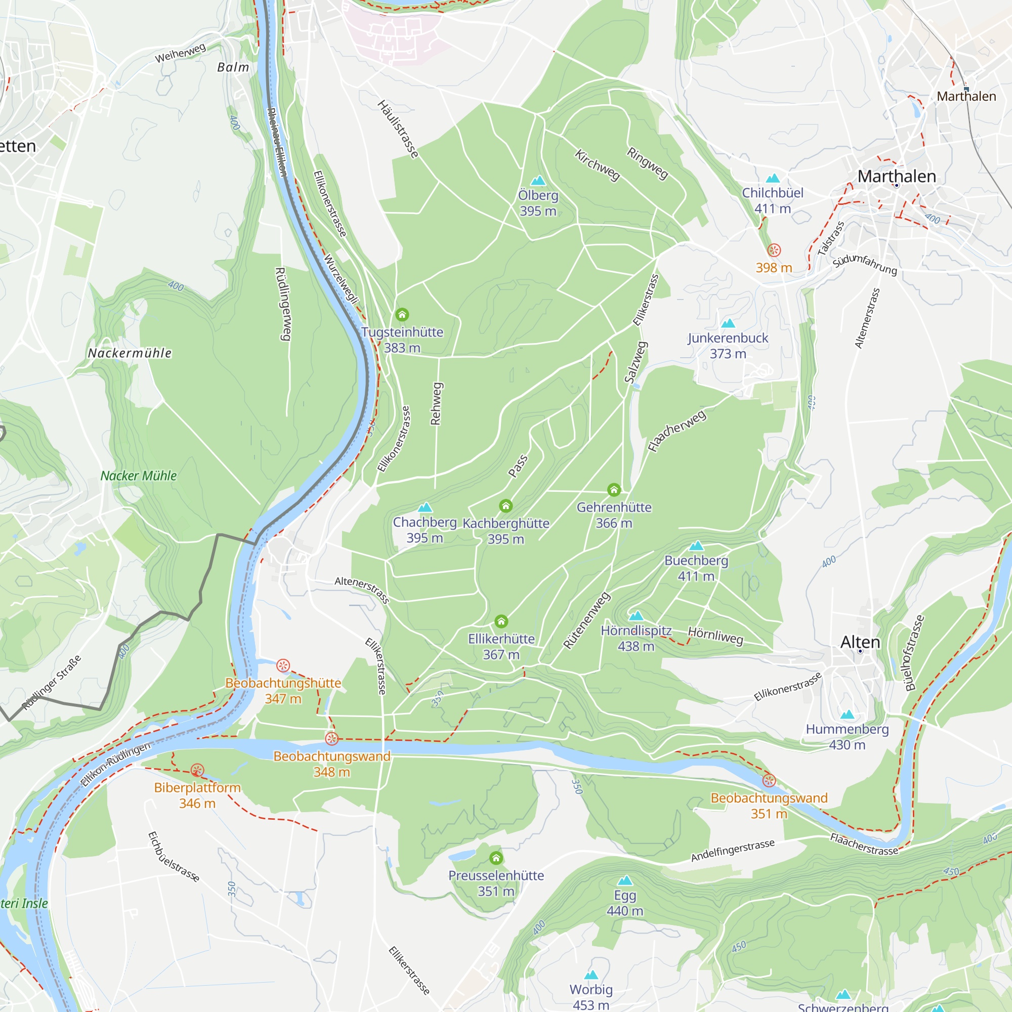 Kachberghütte map