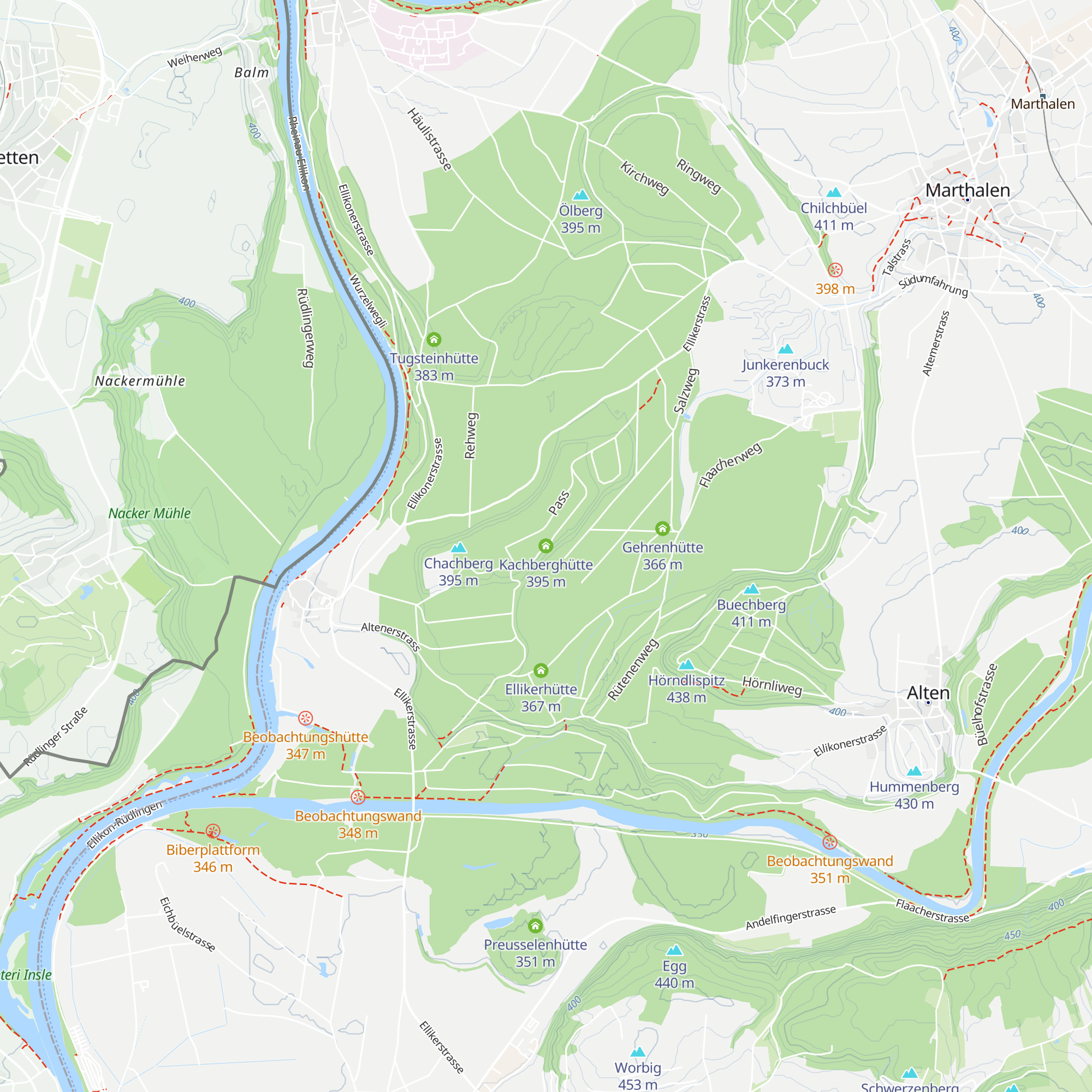 Kachberghütte map