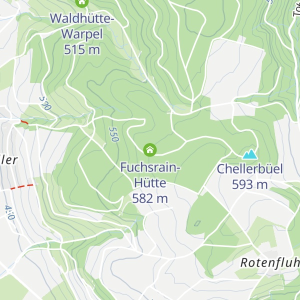 Map of Fuchsrain-Hütte
