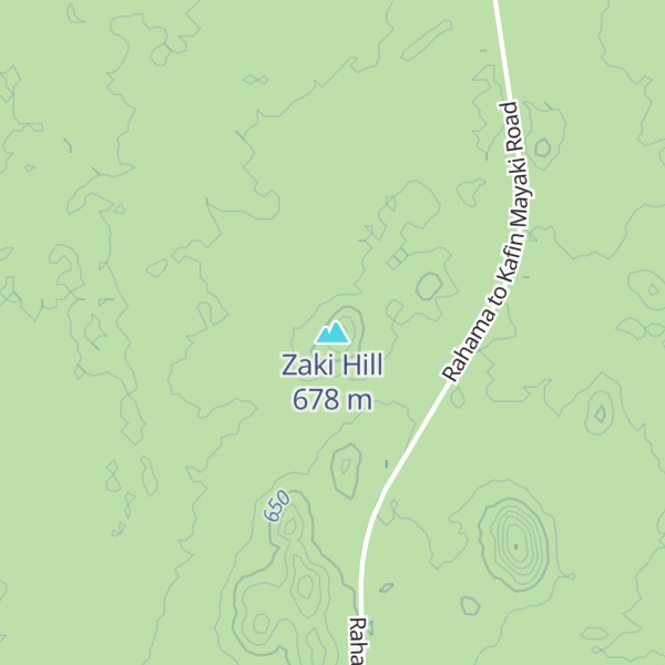 Map of Zaki Hill