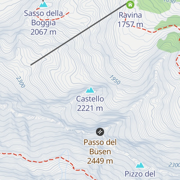 Map of Castello
