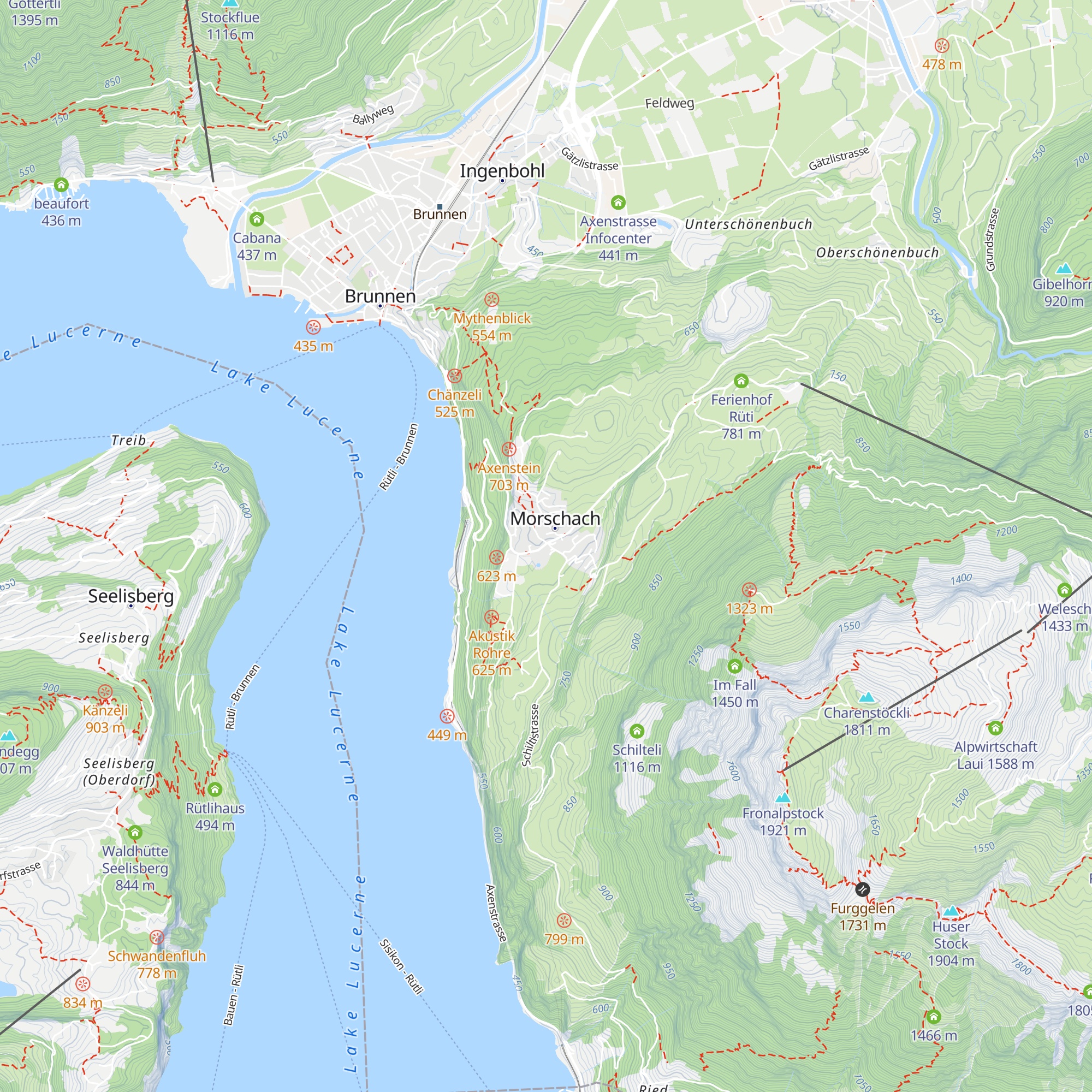 Morschach map