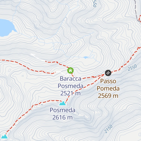 Map of Baracca Posmeda