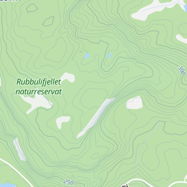 Map of Rubbulifjellet