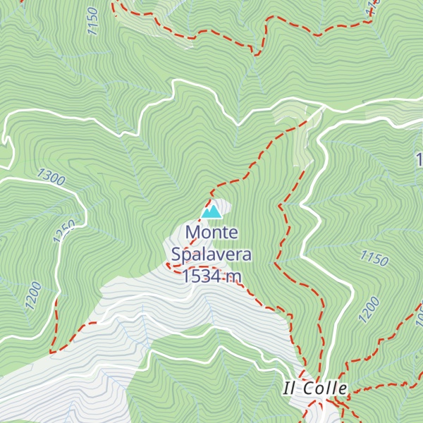 Map of Monte Spalavera