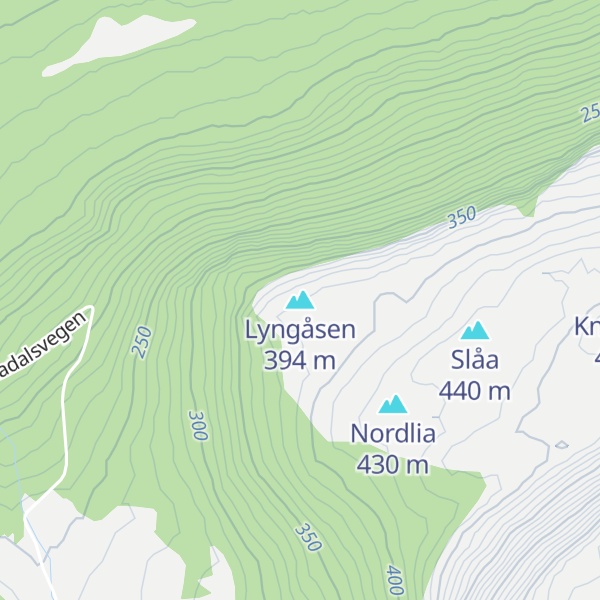 Map of Lyngåsen