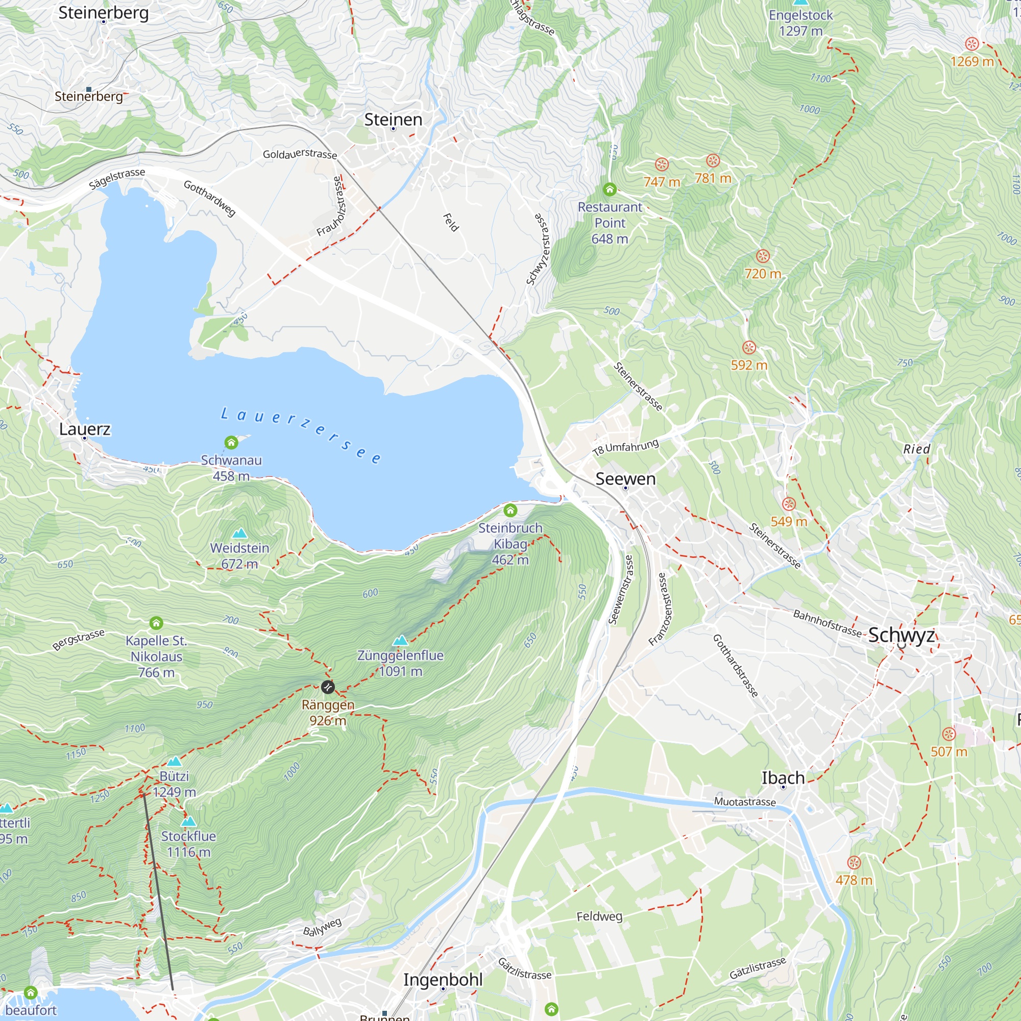 Steinbruch Kibag map