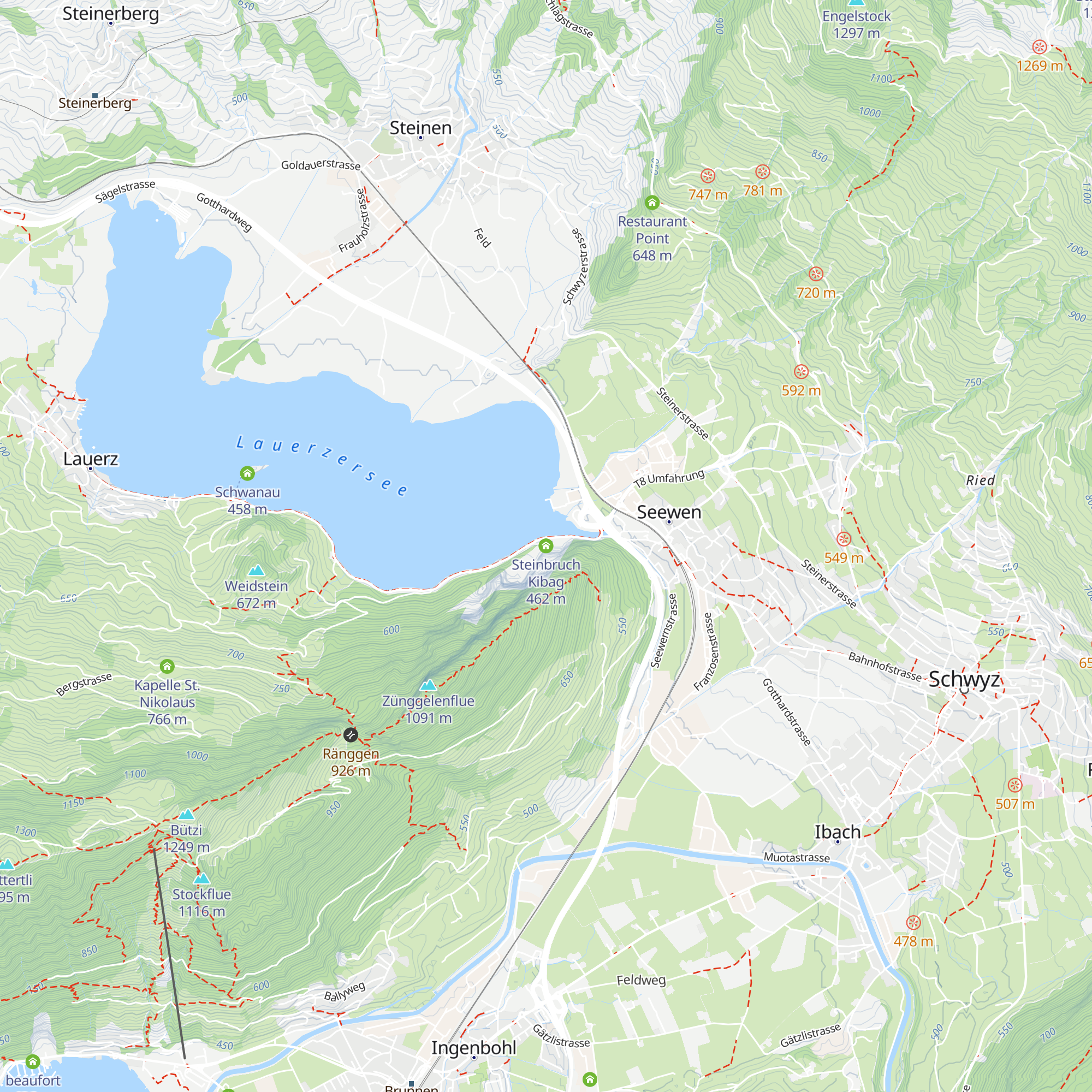 Steinbruch Kibag map