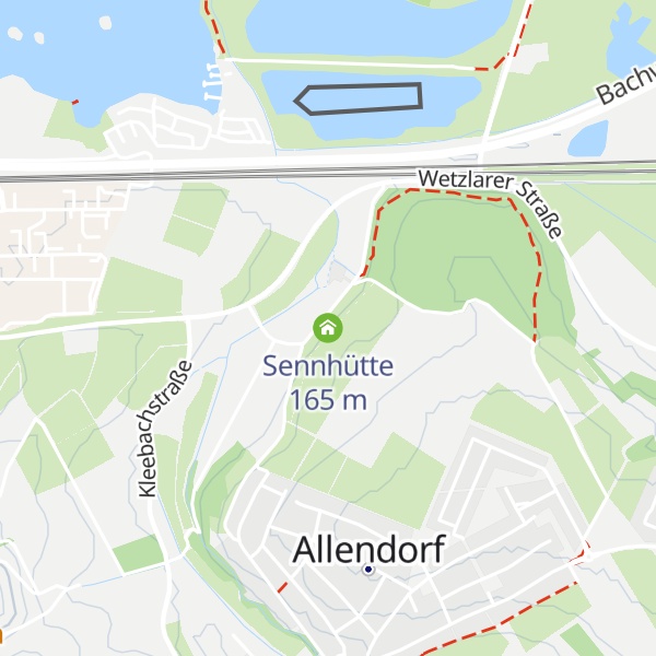 Map of Sennhütte