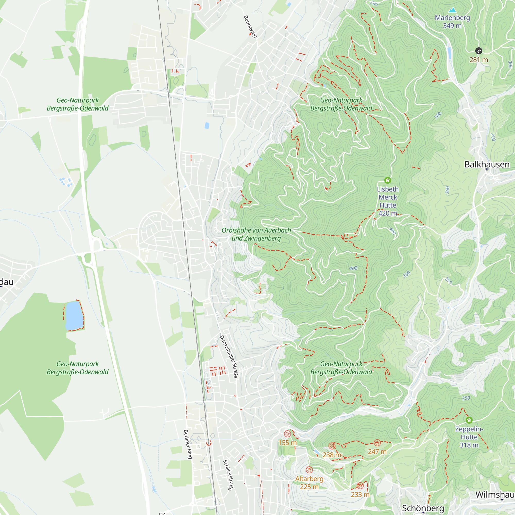 An der Glashütte map