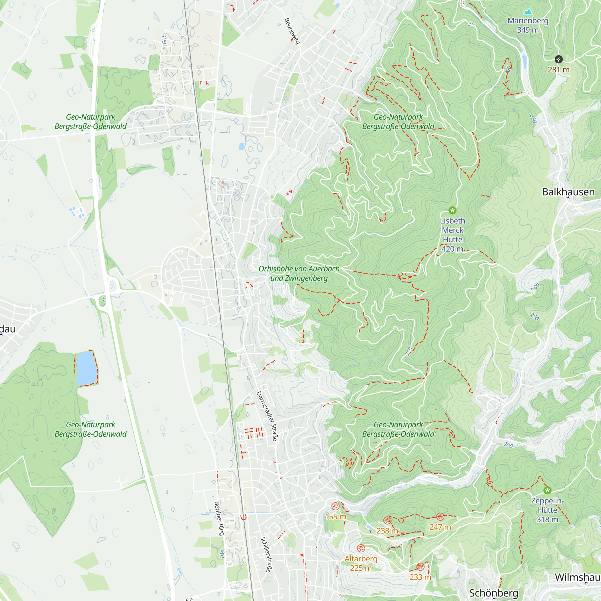 An der Glashütte map
