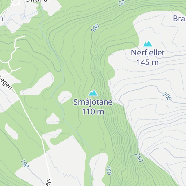 Map of Småjotane