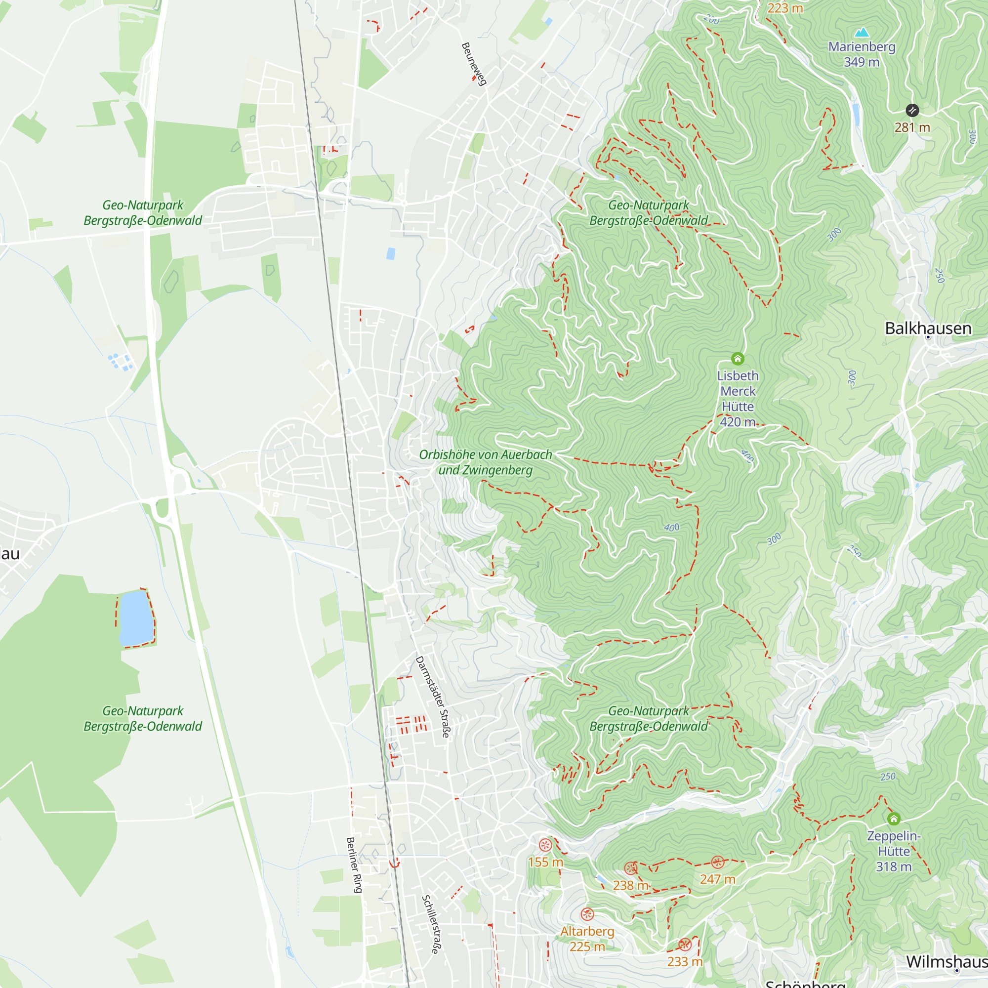 An der Glashütte map
