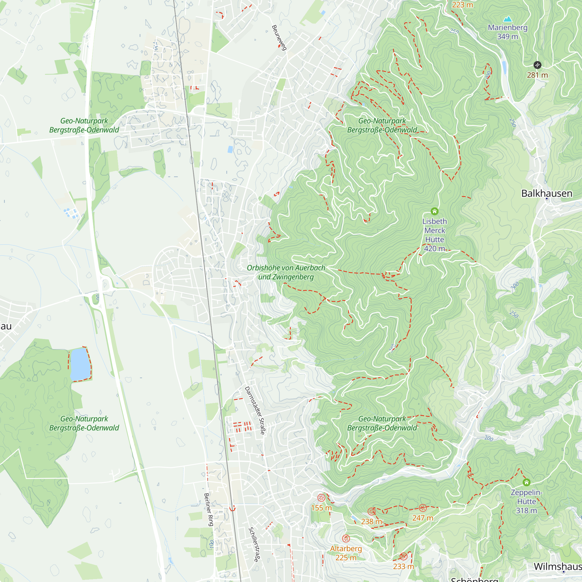 An der Glashütte map