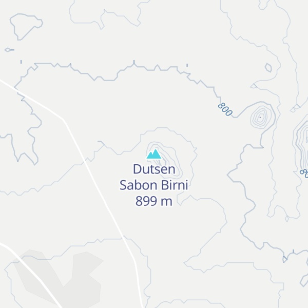 Map of Dutsen Sabon Birni